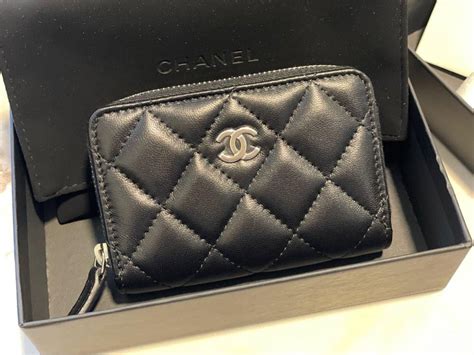 chanel card holder price uae|Chanel zipped card holder.